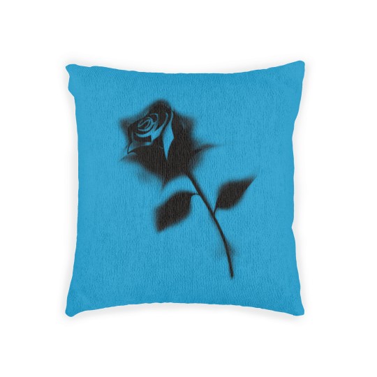 Discover Gothic Black Rose Woven Pillows
