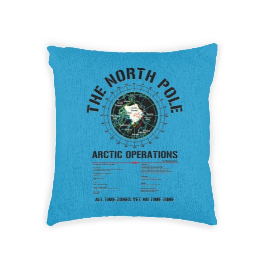 Discover The North Pole - Arctic Operations Woven Pillows (dk)