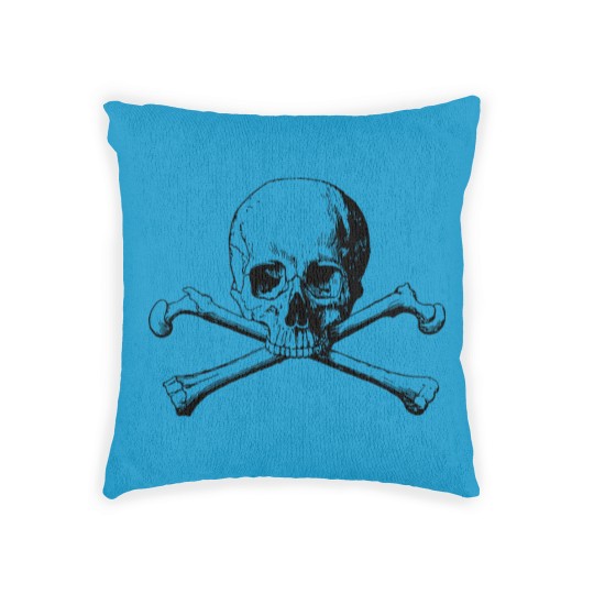 Discover Skull and cross bones Woven Pillows