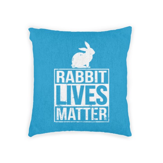 Discover Rabbit Rescue Shelter Gift Woven Pillows