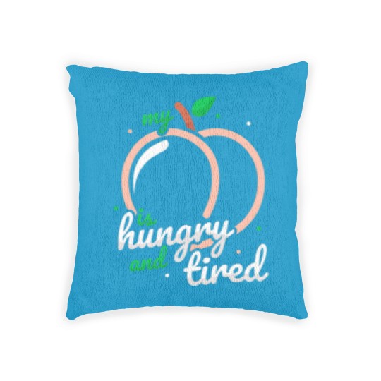 Discover Peach Fruit Print Just Apricot Peachy Hungry And T Woven Pillows
