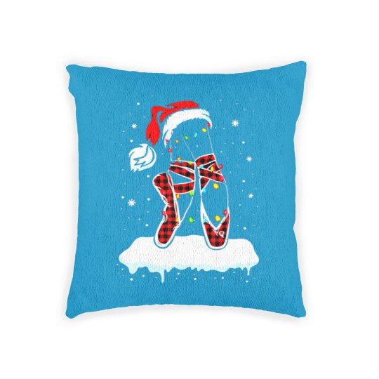 Discover Pink Ballet Shoes Christmas Lights Ballerina Pajam Woven Pillows