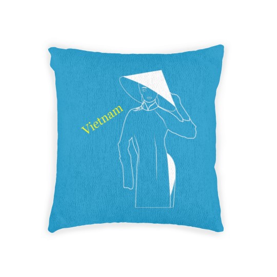 Discover Unisex Ao Dai Uniform Woven Pillows