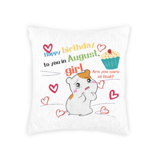 Discover august birthday Woven Pillows