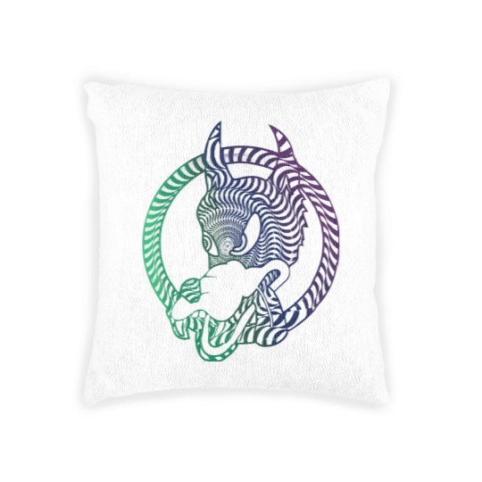 Discover Jerry Garcia Wolf guitar Dead Woven Pillows