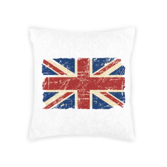 Discover Union Jack Flag - Vintage Look Woven Pillows