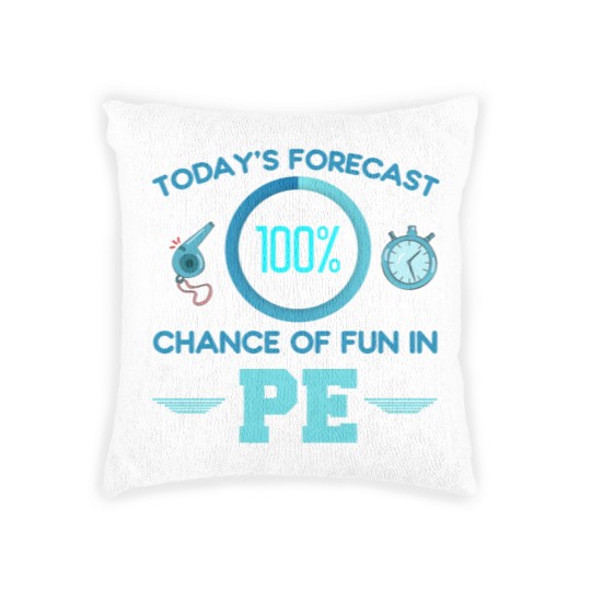 Discover Physical Education Teacher Educator Humor Woven Pillows