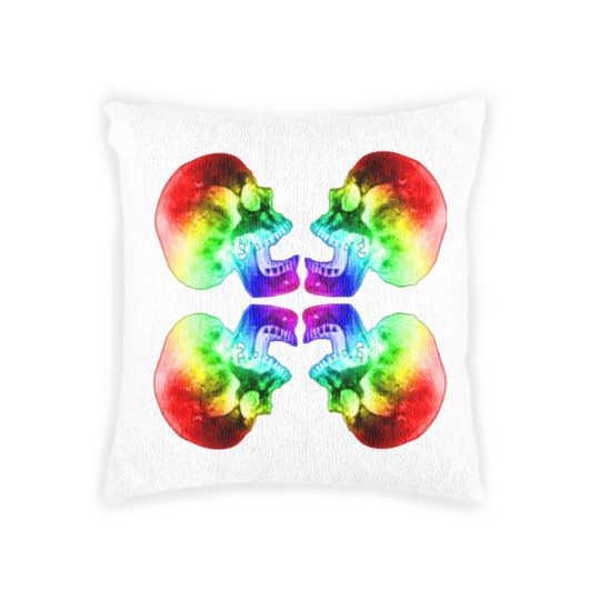 Discover Psychedelic Skulls #9 Woven Pillows