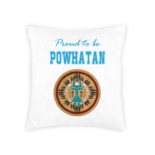 Discover Native American Powhatan Spirit - Powhatan Spirit - Woven Pillows