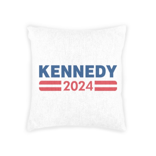 Discover Kennedy 2024 Woven Pillows, RFK JR For President 2024 Merch, RFK 2024 Woven Pillows