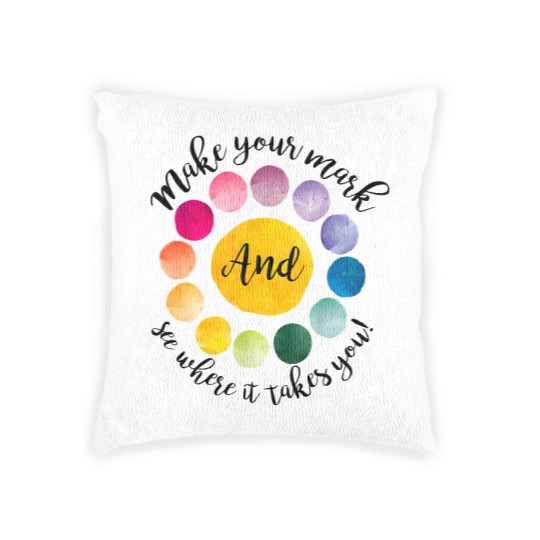 Discover Make Your Mark Happy International Dot Day Woven Pillows