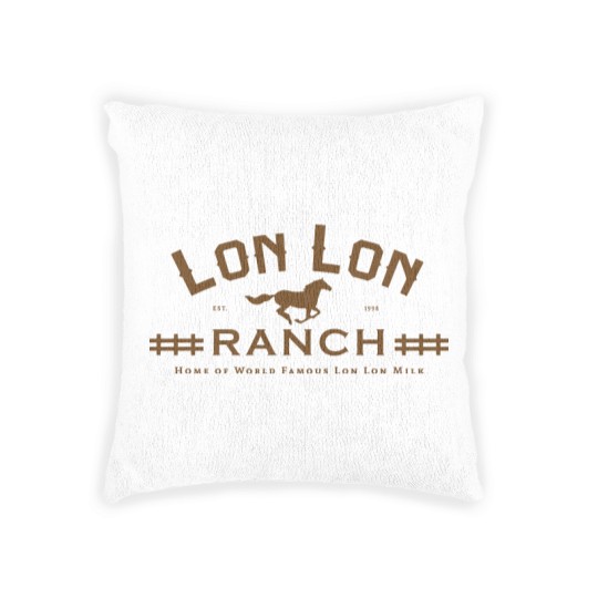 Discover Lon Lon Ranch Logo - Zelda - Woven Pillows