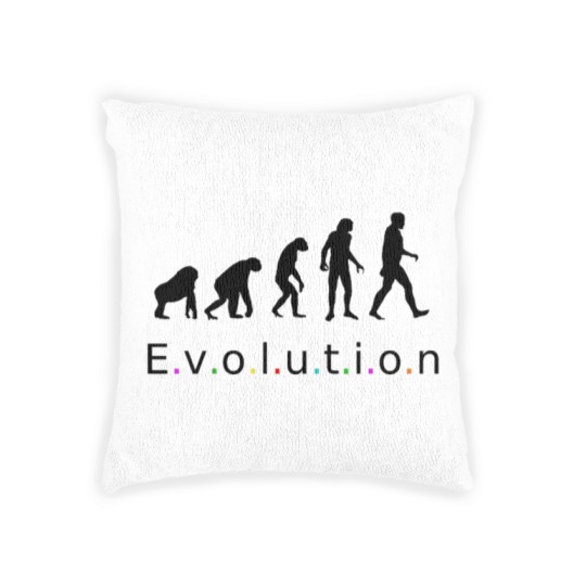 Discover Evolution, Homo Sapiens Woven Pillows