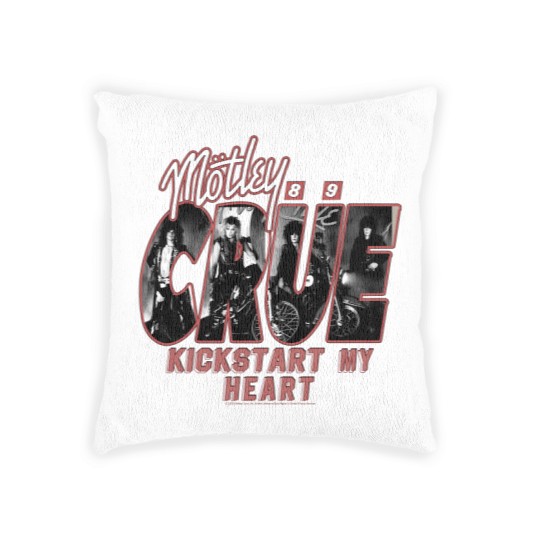 Discover Motley Crue Kickstart my Heart Woven Pillows Vintage 89