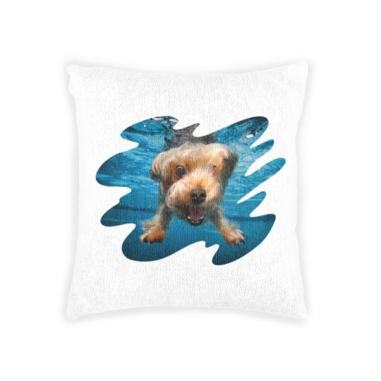 Discover Underwater Dogs Brady by Seth Casteel Woven Pillows