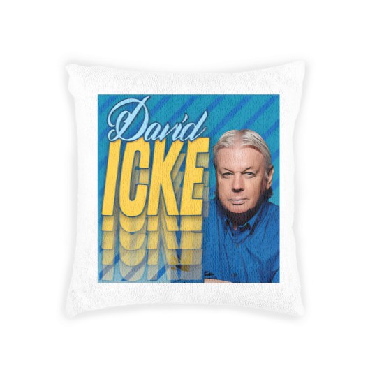 Discover David Icke #4 ///// New Age 90s Homage - David Icke - Woven Pillows