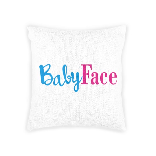 Discover baby face Woven Pillows