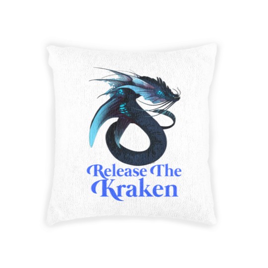 Discover Release the kraken Woven Pillows