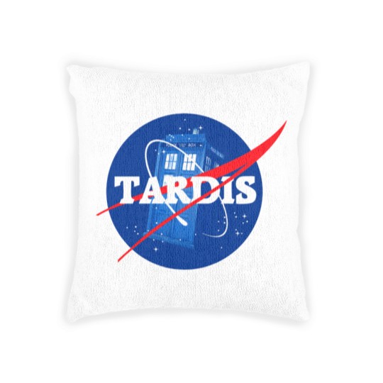 Discover Doctor Who Tardis Woven Pillows