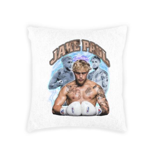 Discover Vintage Jake Paul Woven Pillows Boxing Player Woven Pillows, Gift for Boxing Player Fan Woven Pillows