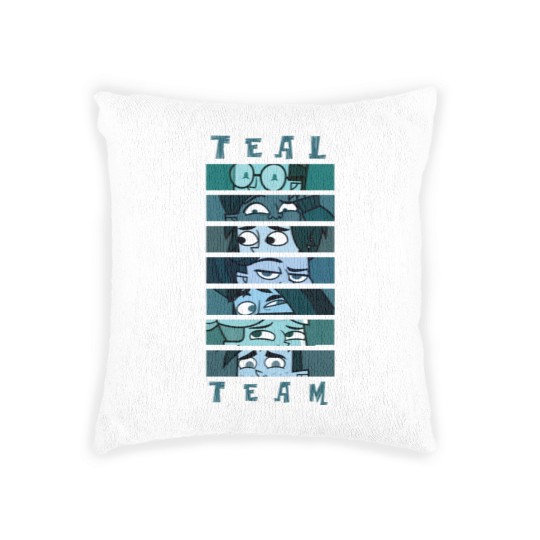 Discover Adventure Camp - Teal Team Woven Pillows