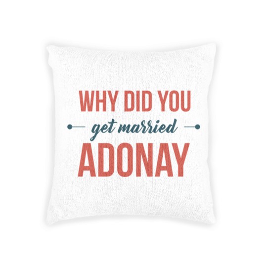Discover Colombian English - Why did you get married adonay Woven Pillows