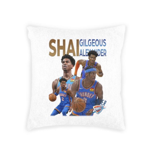 Discover Shai Gilgeous Alexander Vintage Woven Pillows, Durant Woven Pillows Vintage 90s 80s Bootleg Woven Pillows