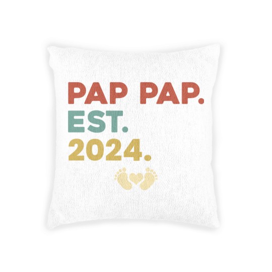 Discover Pap Pap Est 2023 Pap Pap To Be Established 2023 Woven Pillows