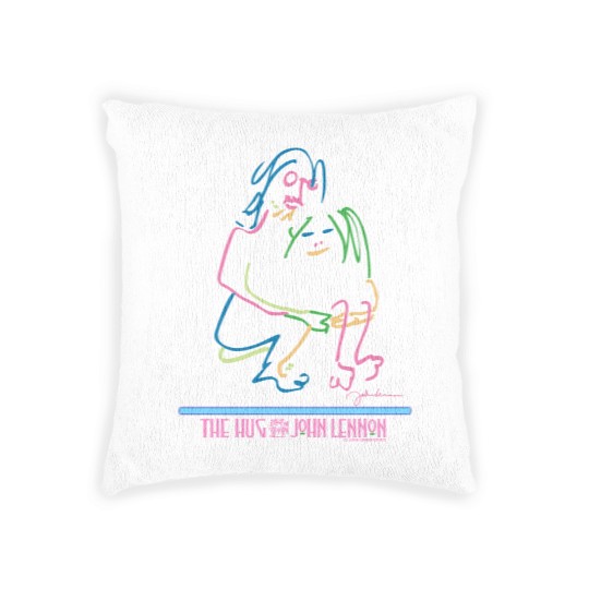Discover Vintage J Lennon "The Hug" Woven Pillows