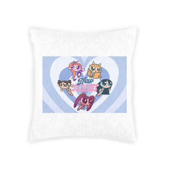 Discover NewJeans Powerpuff Girls Heart Woven Pillows
