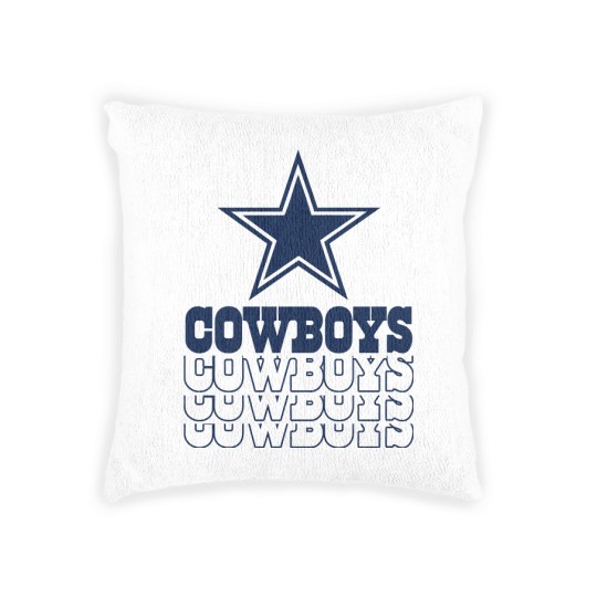 Discover Cowboys Woven Pillows