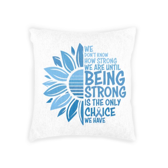 Discover Colon Cancer Awareness Woven Pillows, Cancer Ribbon Graphic Tees