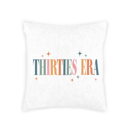 Discover In My Thirties Era  30th Birthday 1994  Woven Pillows