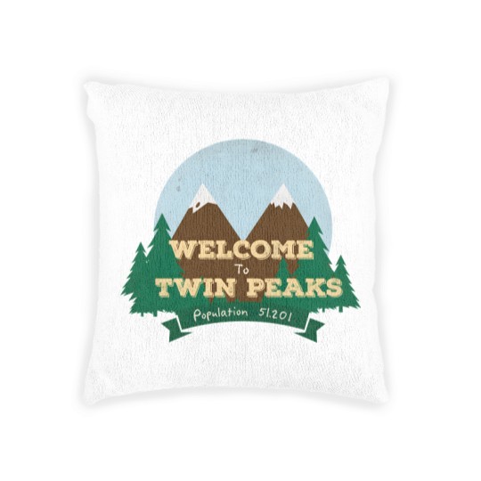 Discover Welcome To Twin Peaks Woven Pillows