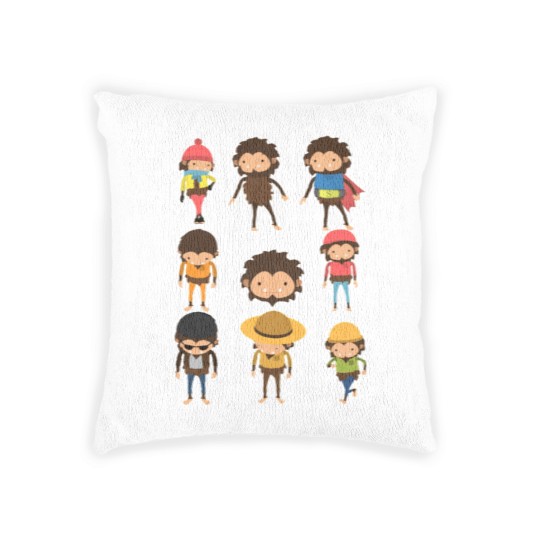 Discover Sneaky Sasquatch Poster Woven Pillows