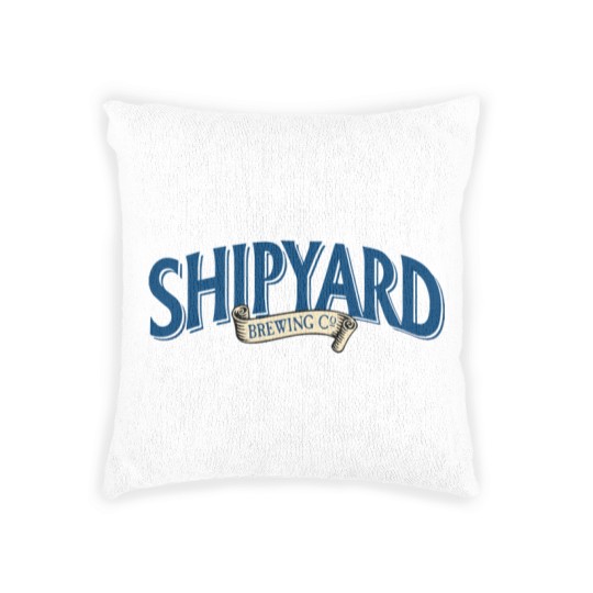 Discover Shipyard Brewery Woven Pillows