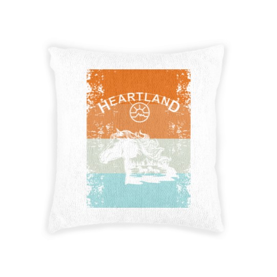 Discover Heartland,heartland ranch,Sunset heartland Woven Pillows