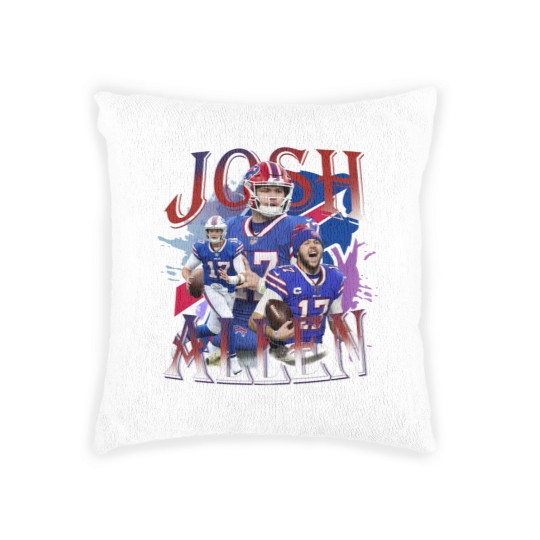 Discover Josh Allen Woven Pillows, Vintage 90s Josh Allen Style Woven Pillows, Josh Allen Woven Pillows