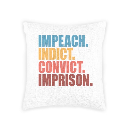 Discover Trump Impeach, Anti Trump Protest Woven Pillows