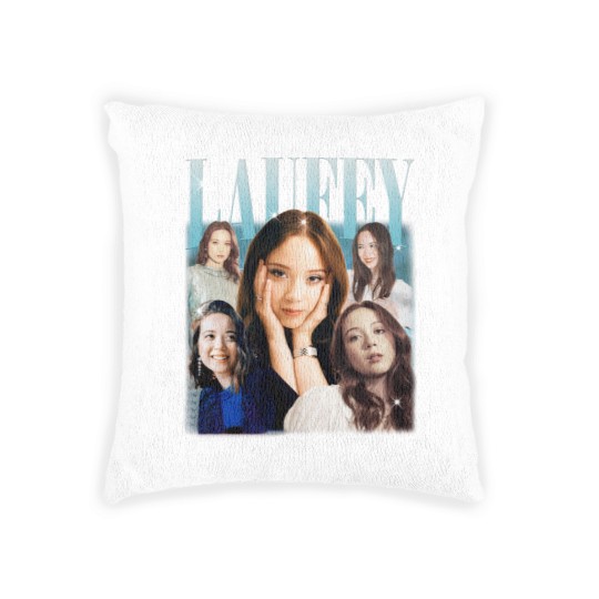 Discover Laufey, Laufey Woven Pillows, Laufey Woven Pillows, Laufey Musician Singer Tees, Retro Laufey Gift