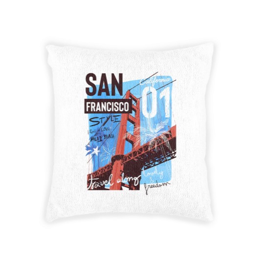 Discover SAN FRANCISCO Woven Pillows