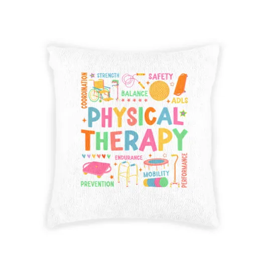 Discover Physical Therapy Woven Pillows, Physical Therapist Woven Pillows, Doctor Physical Therapist Woven Pillows