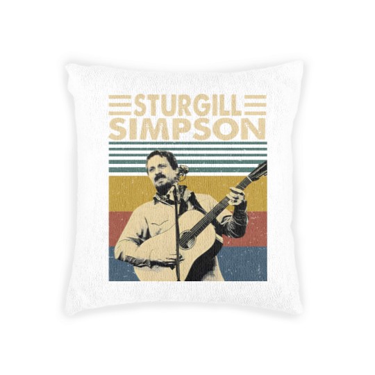 Discover Sturgill Simpson Retro Vintage Unisex Woven Pillows, Sturgill Simpson Music Woven Pillows