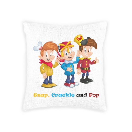 Discover Snap, Crackle and Pop Woven Pillows