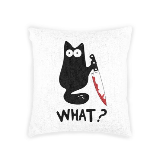 Discover Cat What Woven Pillows