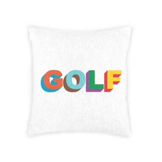 Discover Golf Logo Tyler The Creator Woven Pillows