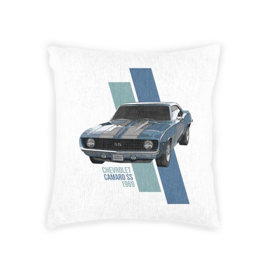 Discover Camaro Classic Car  Camaro SS 1969 Woven Pillows