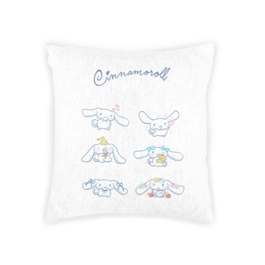 Discover Cinnamoroll Sanrio Pattern Woven Pillows