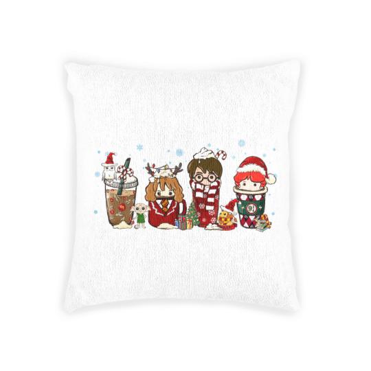 Discover Christmas Woven Pillows, Christmas Coffee Woven Pillows, Kids Christmas Woven Pillows