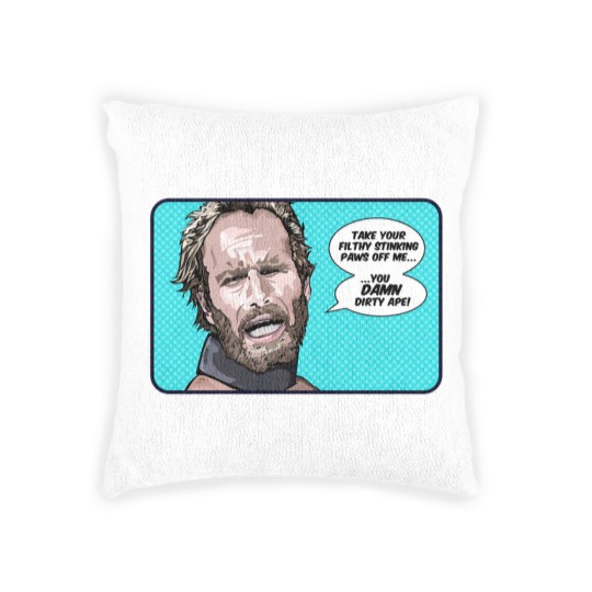 Discover Damn Dirty Apes - Planet Of The Apes - Woven Pillows
